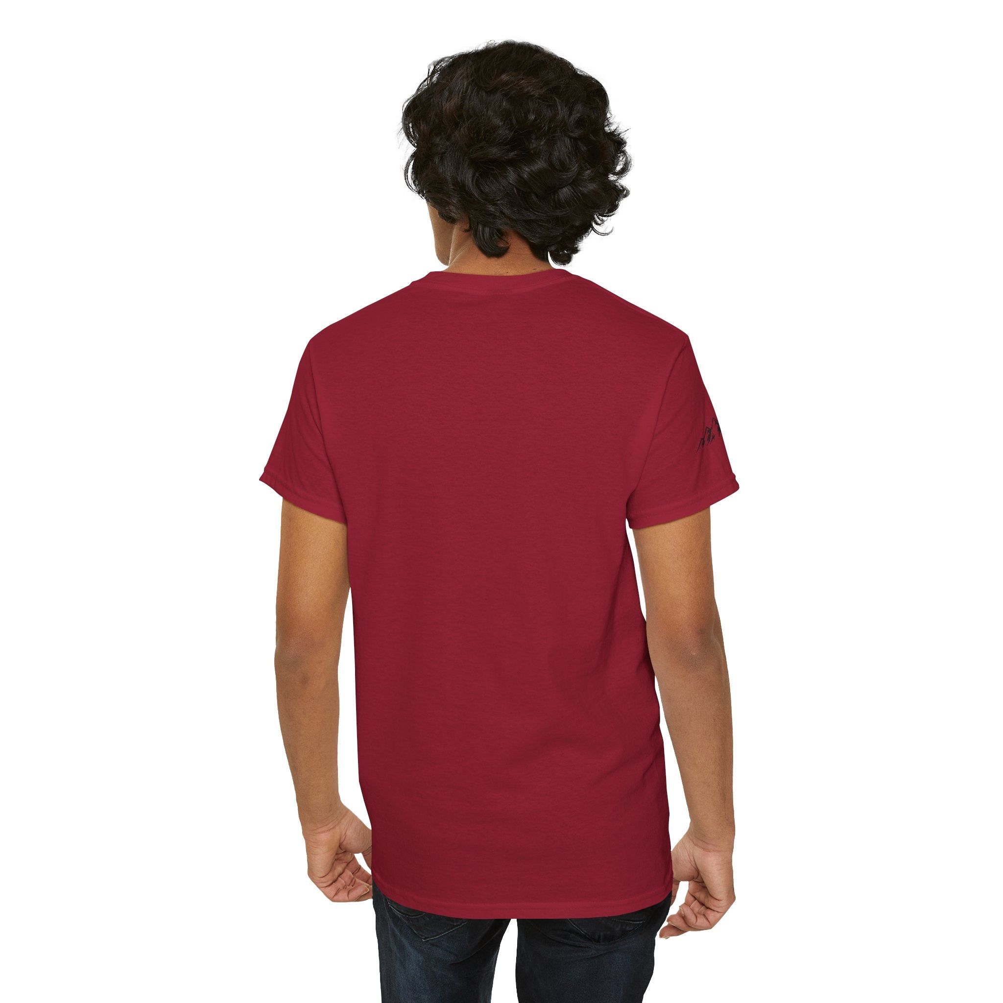 Raven Summit Tee — Minimal Mountain Raven Line Art Graphic T-Shirt