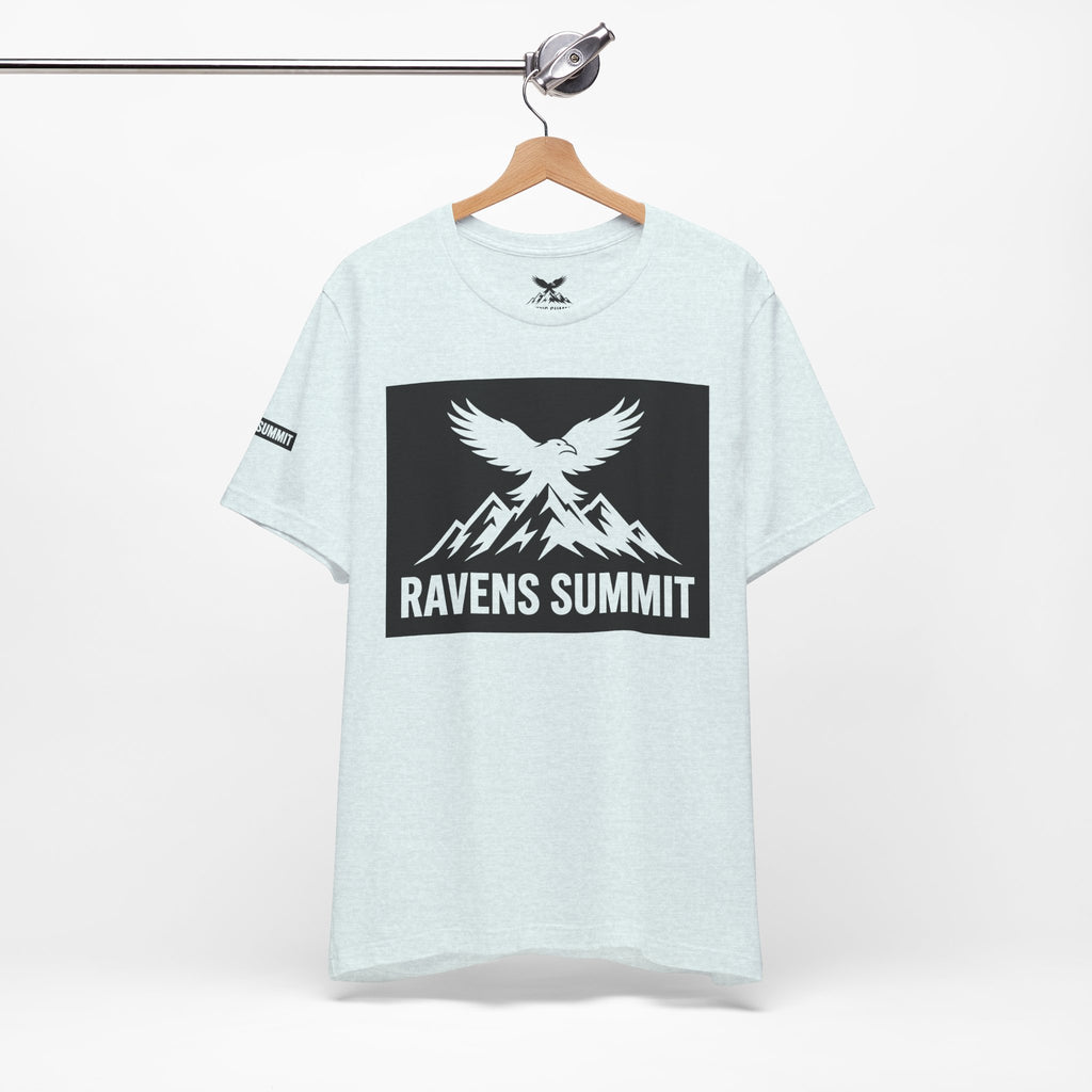 Ravens Summit T‑Shirt — Mountain Raven Graphic Tee Light