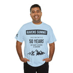 Customisable Ravens Summit 50 Years Tee — "Authentic 50 Years of Not Giving a Damn" Mountain Graphic T‑Shirt