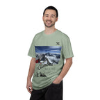 Mountain Climb Achievement Photo T-Shirt — "I Climbed Mount Everest" Adventure Tee