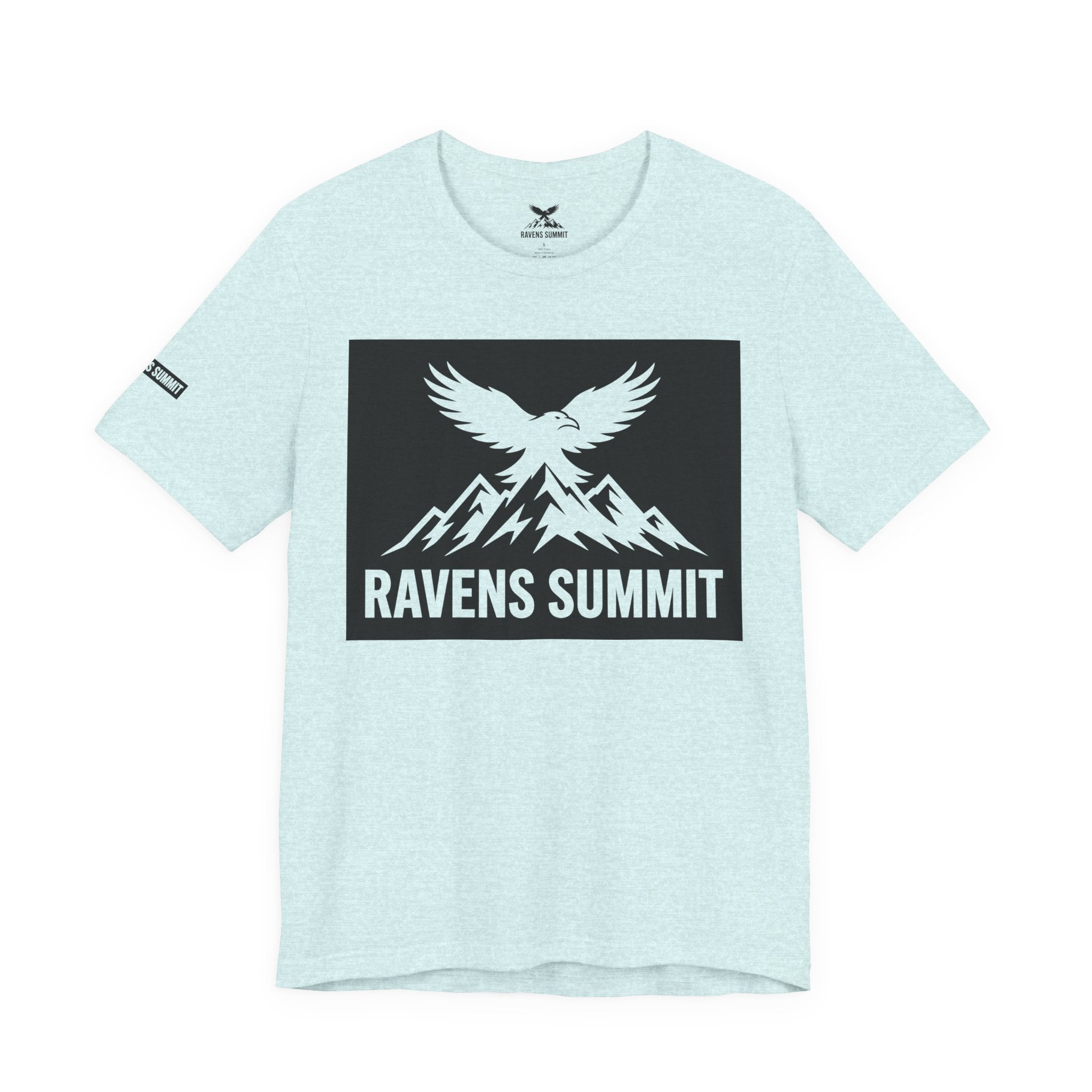 Ravens Summit T‑Shirt — Mountain Raven Graphic Tee Light