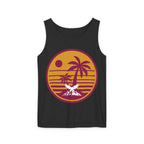 Ravens Summit Sunset Palm Tank Top  — Retro Beach Vibes Graphic Tank