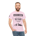 Customisable Ravens Summit 50 Years Tee — "Authentic 50 Years of Not Giving a Damn" Mountain Graphic T‑Shirt