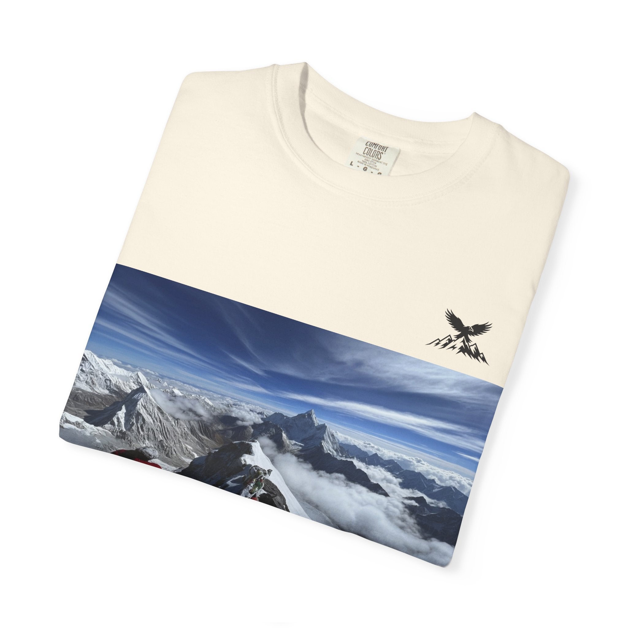 Mountain Climb Achievement Photo T-Shirt — "I Climbed Mount Everest" Adventure Tee