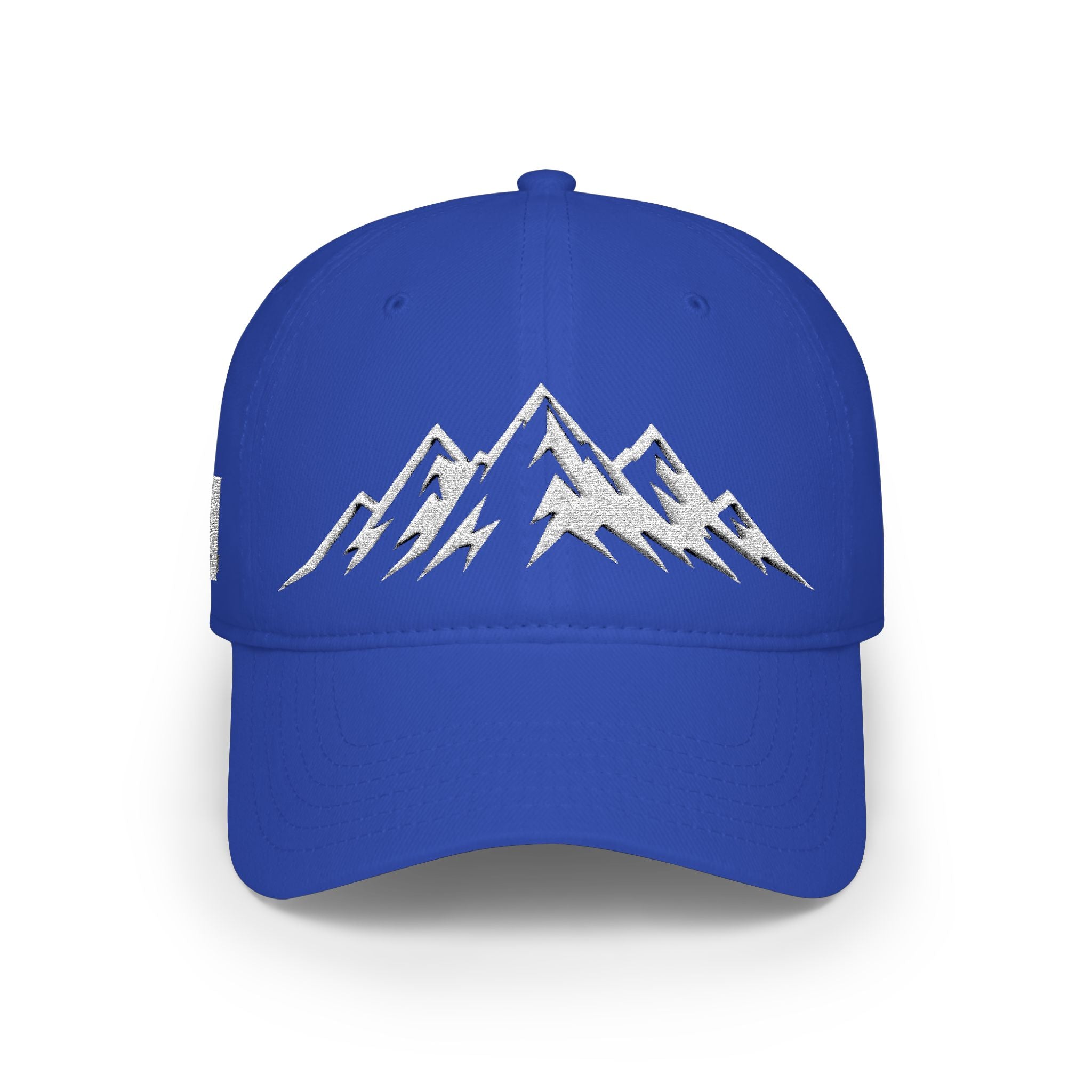 Mountain Graphic Baseball Cap — Low Profile Outdoor Hat Dark