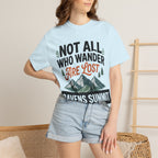 Not All Who Wander Are Lost Mountain T-Shirt — Ravens Summit Adventure Tee