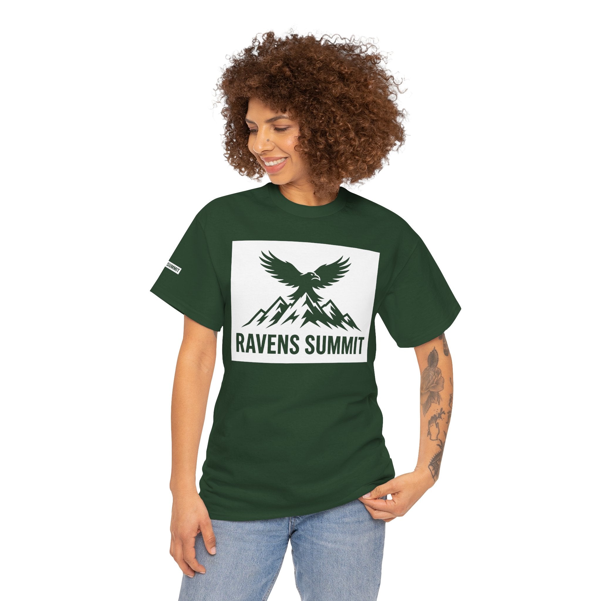 Ravens Summit Dark T-Shirt — Mountain Raven Outdoor Graphic Tee