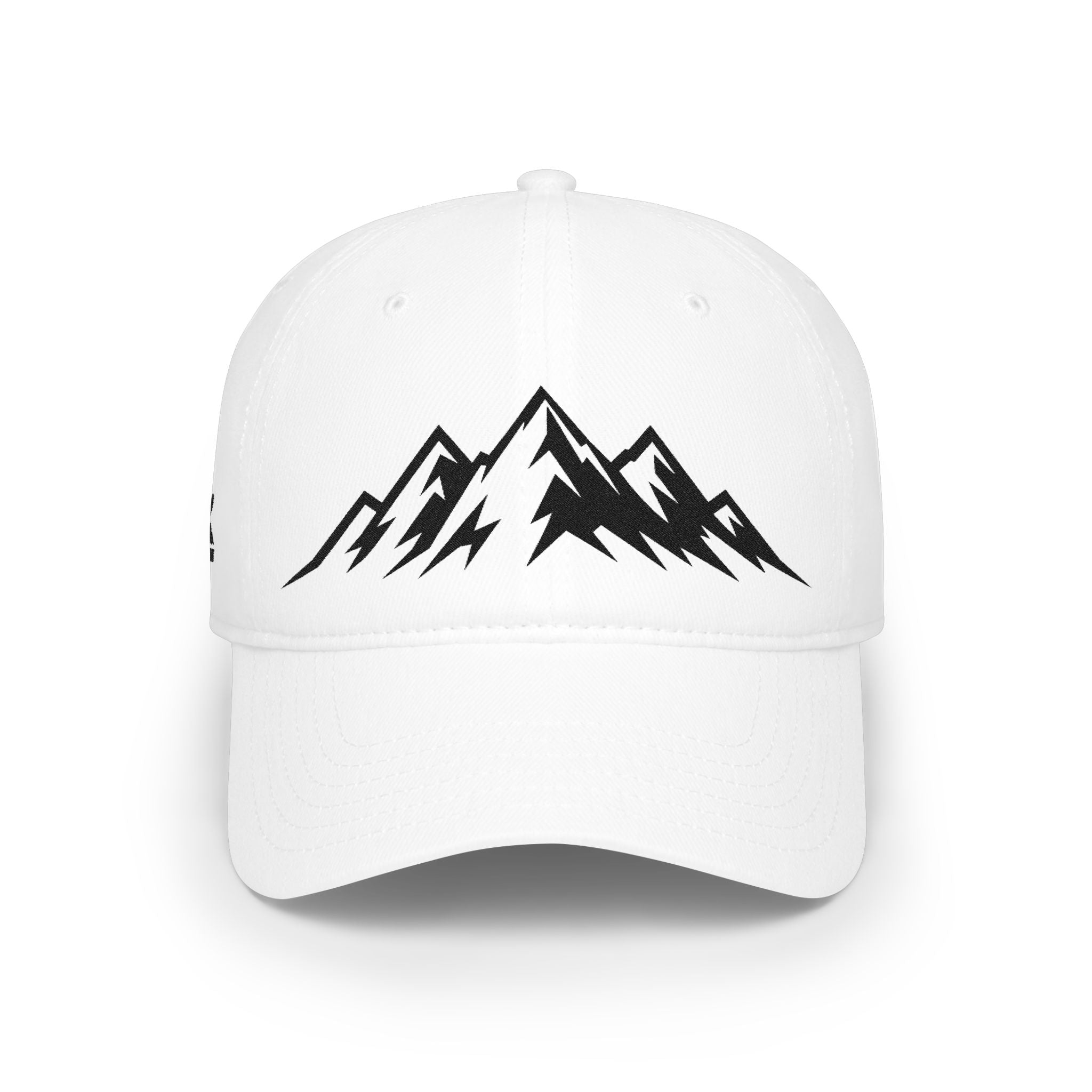Mountain Outline Baseball Cap — Raven’s Summit Low-Profile Hat