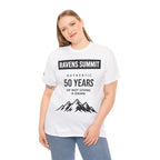 Customisable Ravens Summit 50 Years Tee — "Authentic 50 Years of Not Giving a Damn" Mountain Graphic T‑Shirt