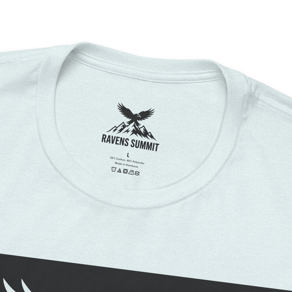Ravens Summit T‑Shirt — Mountain Raven Graphic Tee Light