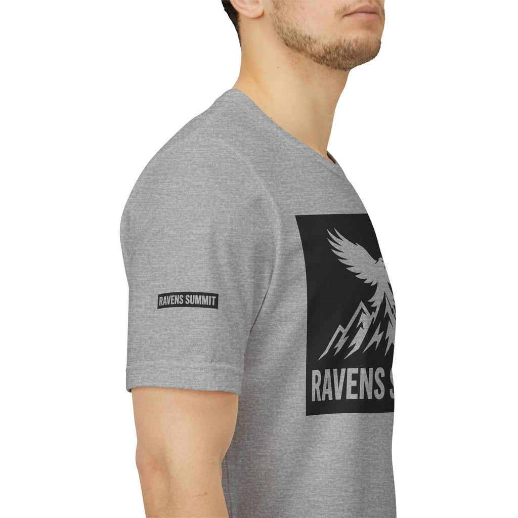 Ravens Summit T‑Shirt — Mountain Raven Graphic Tee Light