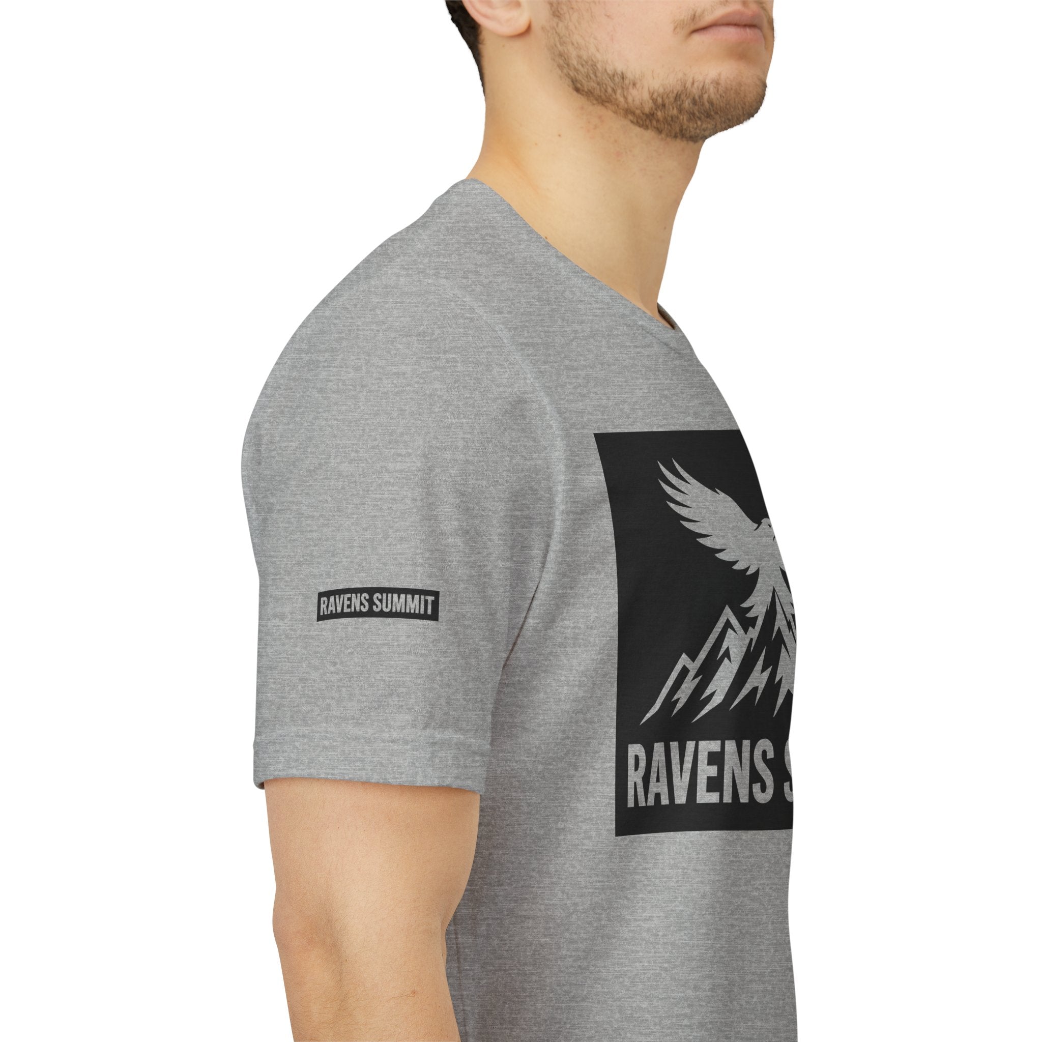 Ravens Summit T‑Shirt — Mountain Raven Graphic Tee Light