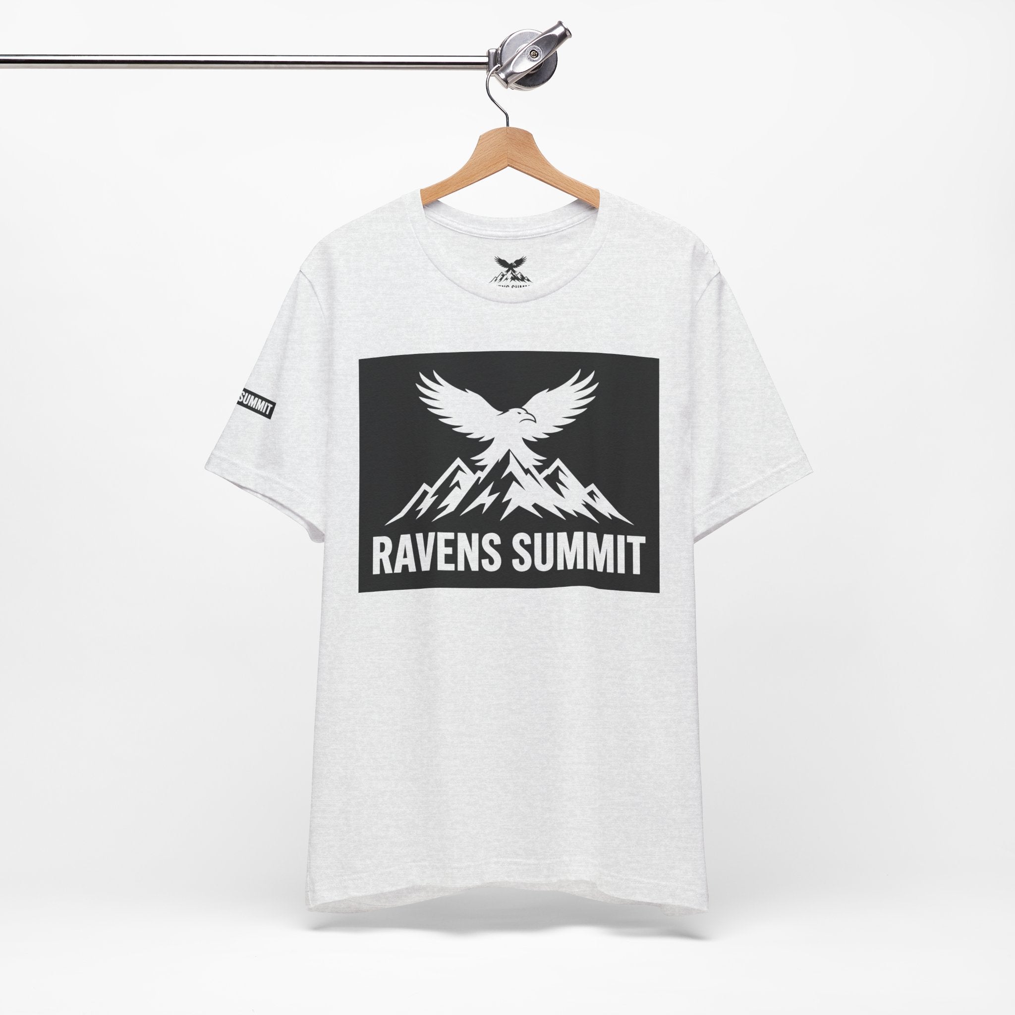 Ravens Summit T‑Shirt — Mountain Raven Graphic Tee Light