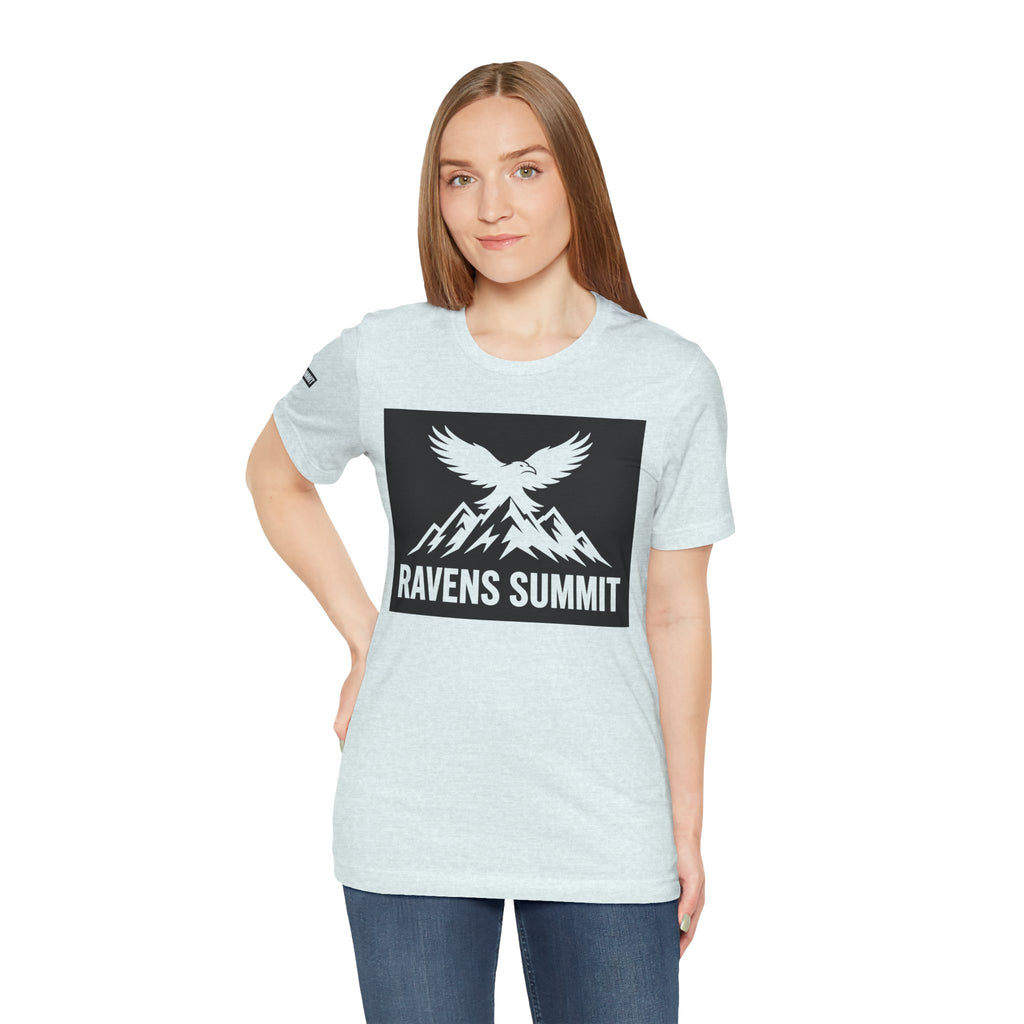 Ravens Summit T‑Shirt — Mountain Raven Graphic Tee Light