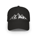 Mountain Graphic Baseball Cap — Low Profile Outdoor Hat Dark