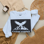 Ravens Summit Crewneck Sweatshirt — Mountain Raven Graphic Pullover