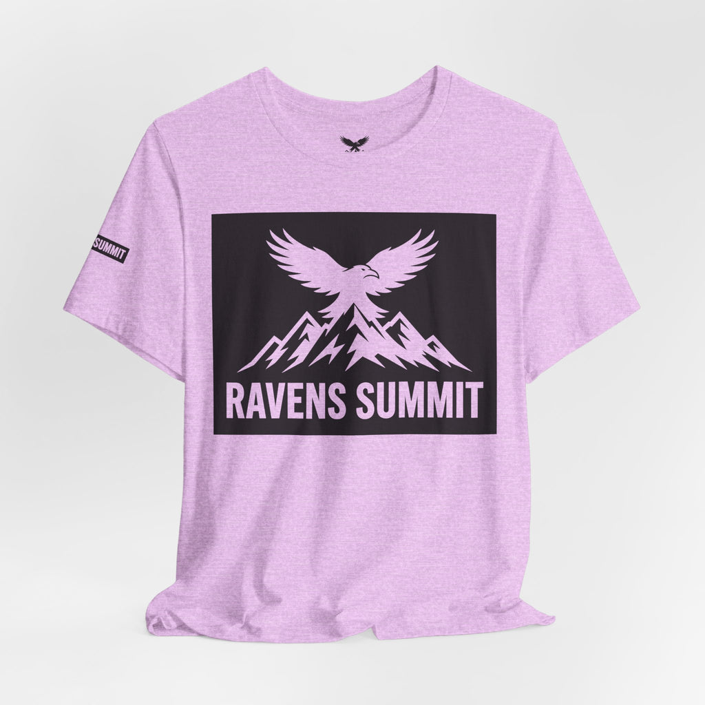 Ravens Summit T‑Shirt — Mountain Raven Graphic Tee Light