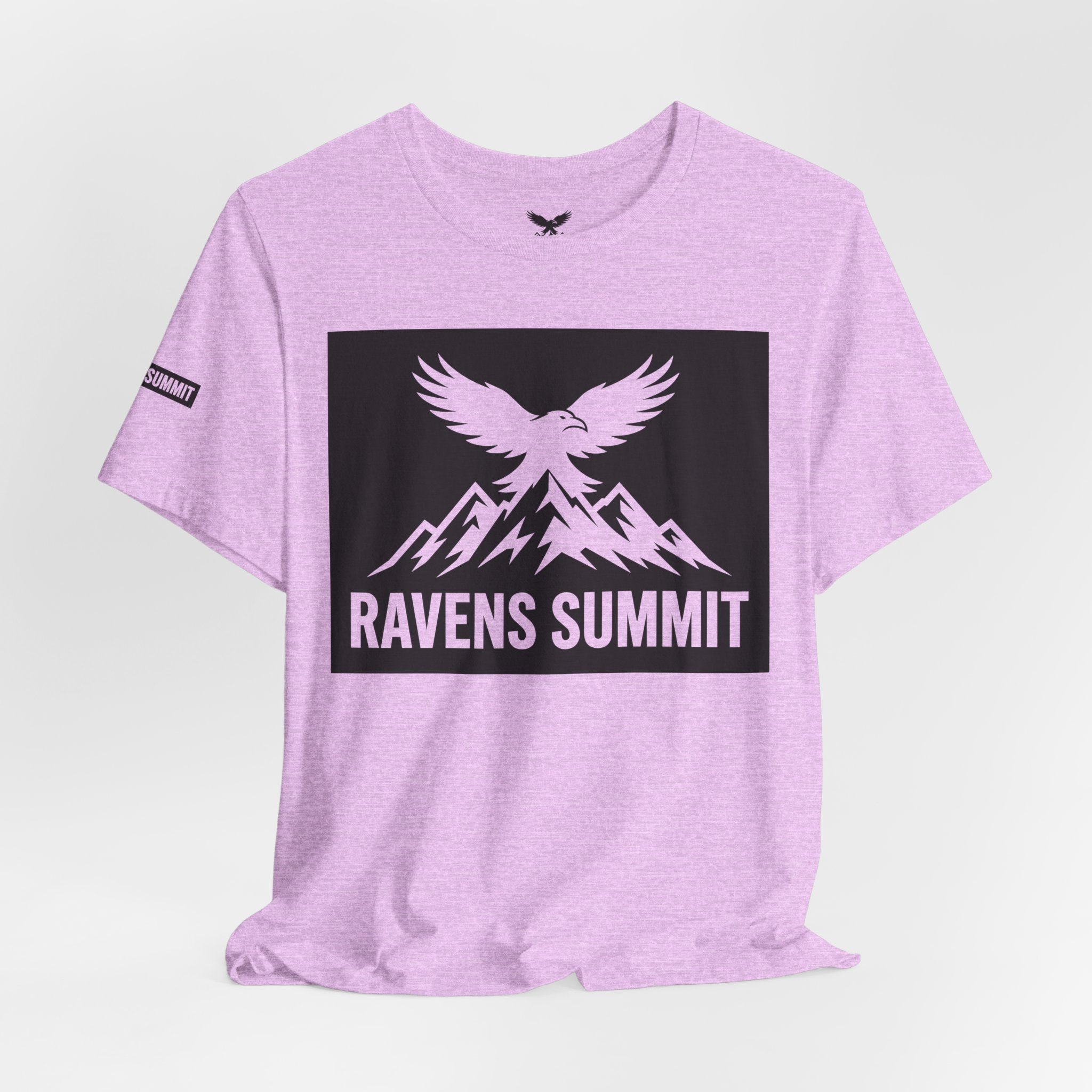 Ravens Summit T‑Shirt — Mountain Raven Graphic Tee Light
