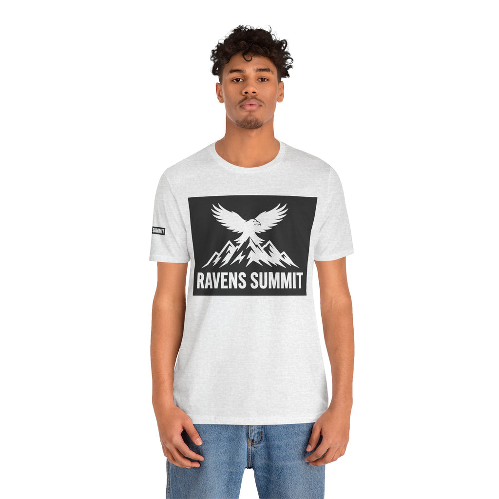 Ravens Summit T‑Shirt — Mountain Raven Graphic Tee Light