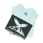 Ravens Summit T‑Shirt — Mountain Raven Graphic Tee Light