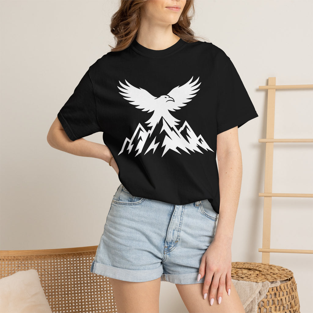 Raven Summit T-Shirt — Mountain Eagle Dark Graphic Tee
