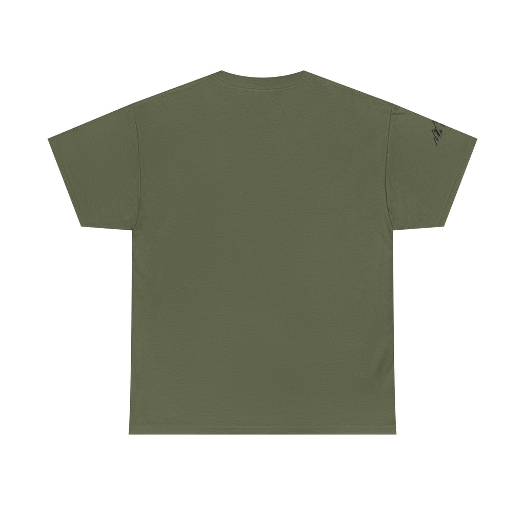 Raven Summit Tee — Minimal Mountain Raven Line Art Graphic T-Shirt