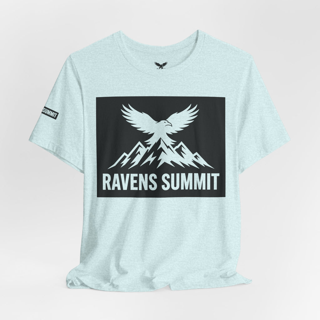 Ravens Summit T‑Shirt — Mountain Raven Graphic Tee Light