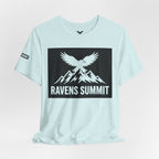 Ravens Summit T‑Shirt — Mountain Raven Graphic Tee Light