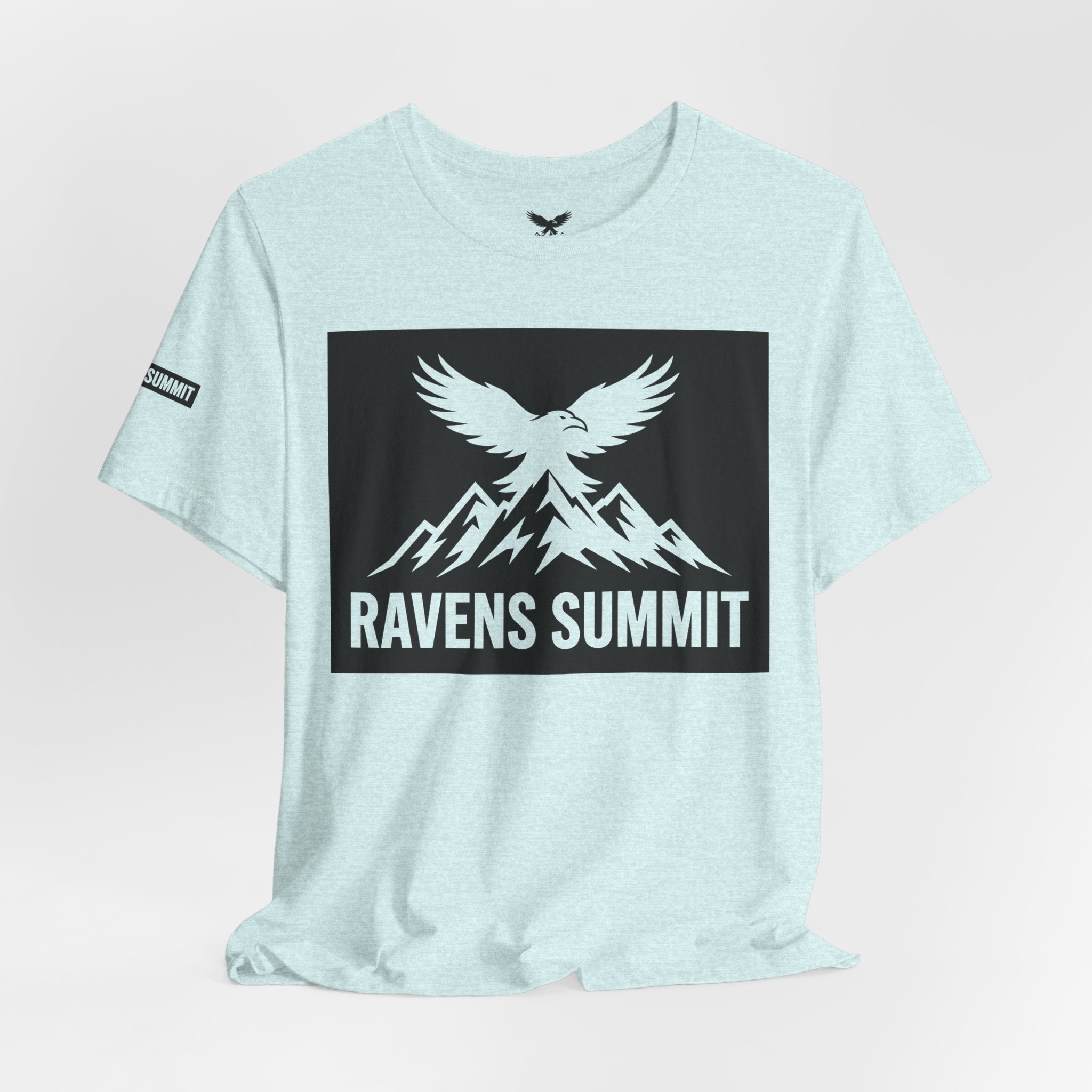 Ravens Summit T‑Shirt — Mountain Raven Graphic Tee Light