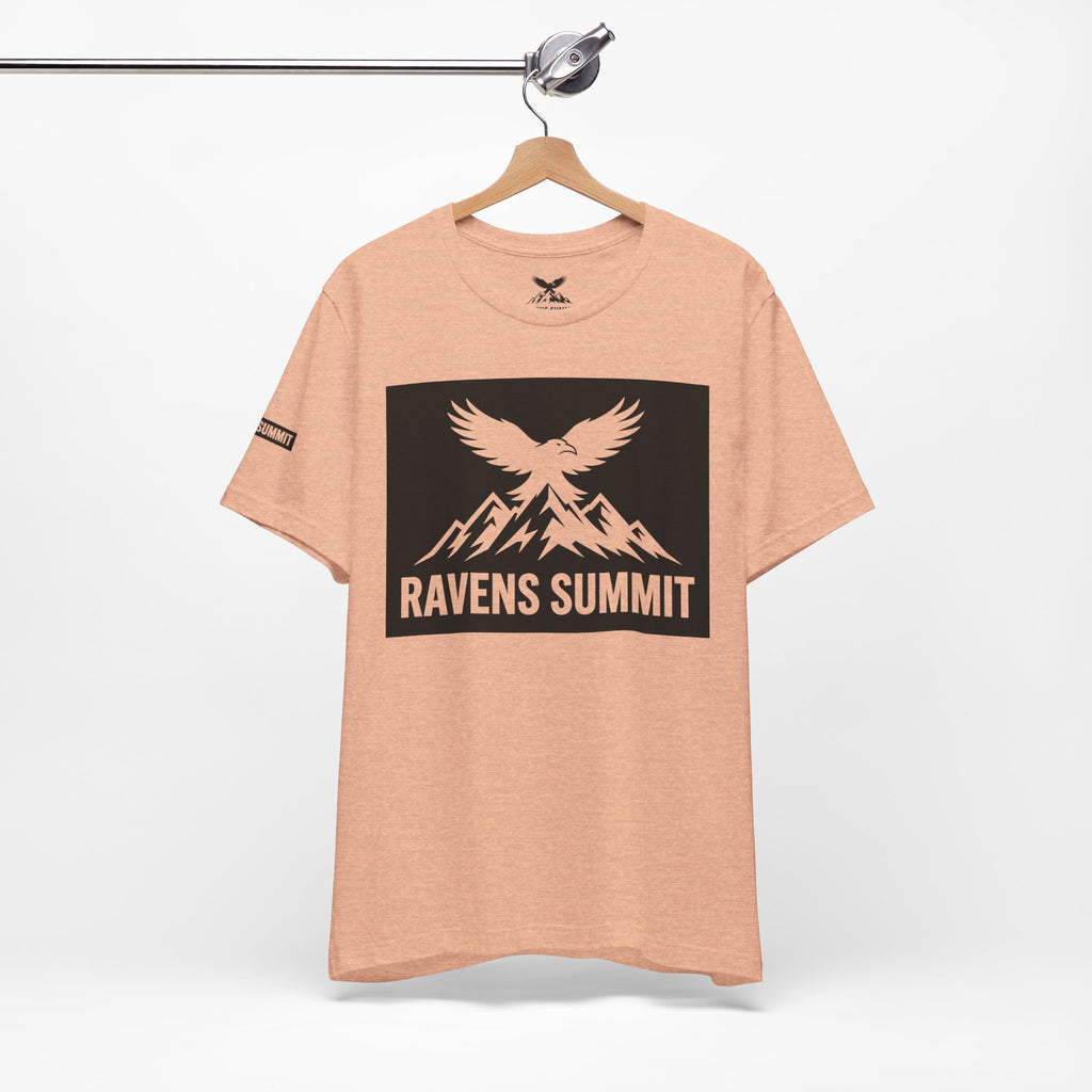 Ravens Summit T‑Shirt — Mountain Raven Graphic Tee Light