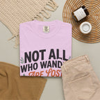 Not All Who Wander Are Lost Mountain T-Shirt — Ravens Summit Adventure Tee