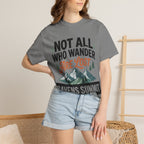Not All Who Wander Are Lost Mountain T-Shirt — Ravens Summit Adventure Tee