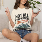 Not All Who Wander Are Lost Mountain T-Shirt — Ravens Summit Adventure Tee