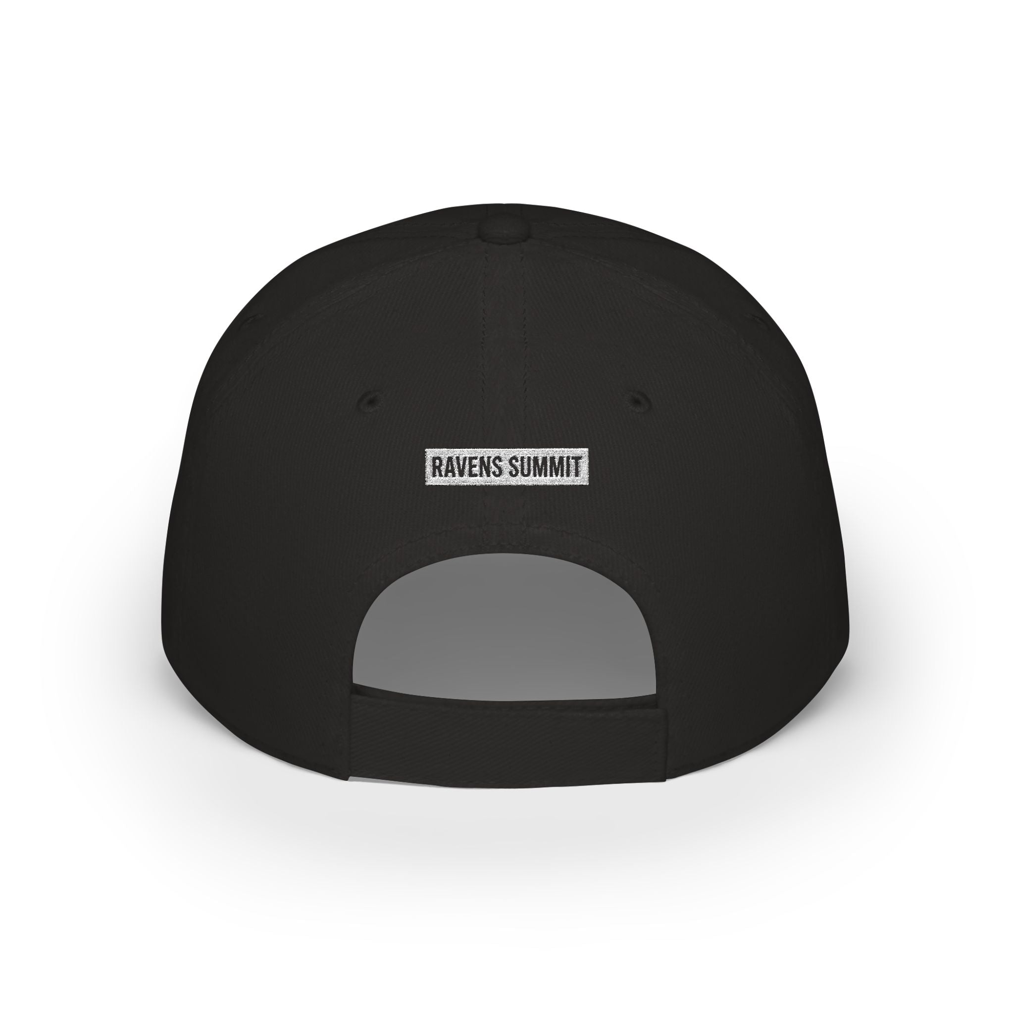 Mountain Graphic Baseball Cap — Low Profile Outdoor Hat Dark