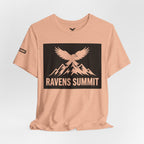 Ravens Summit T‑Shirt — Mountain Raven Graphic Tee Light