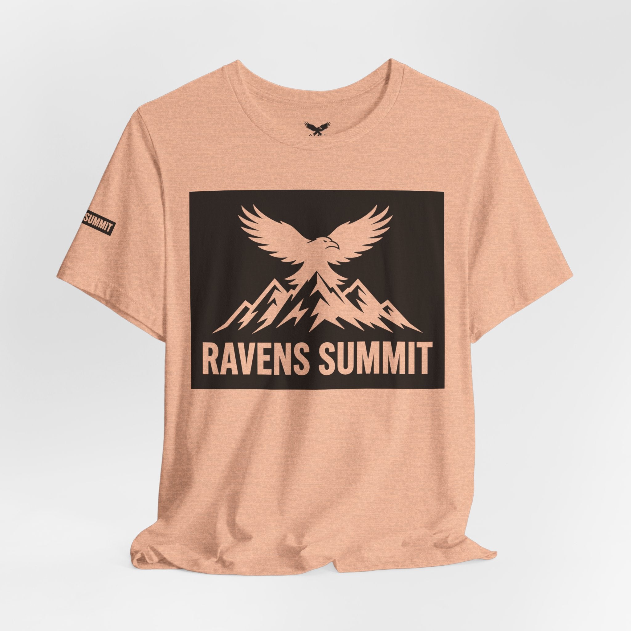 Ravens Summit T‑Shirt — Mountain Raven Graphic Tee Light