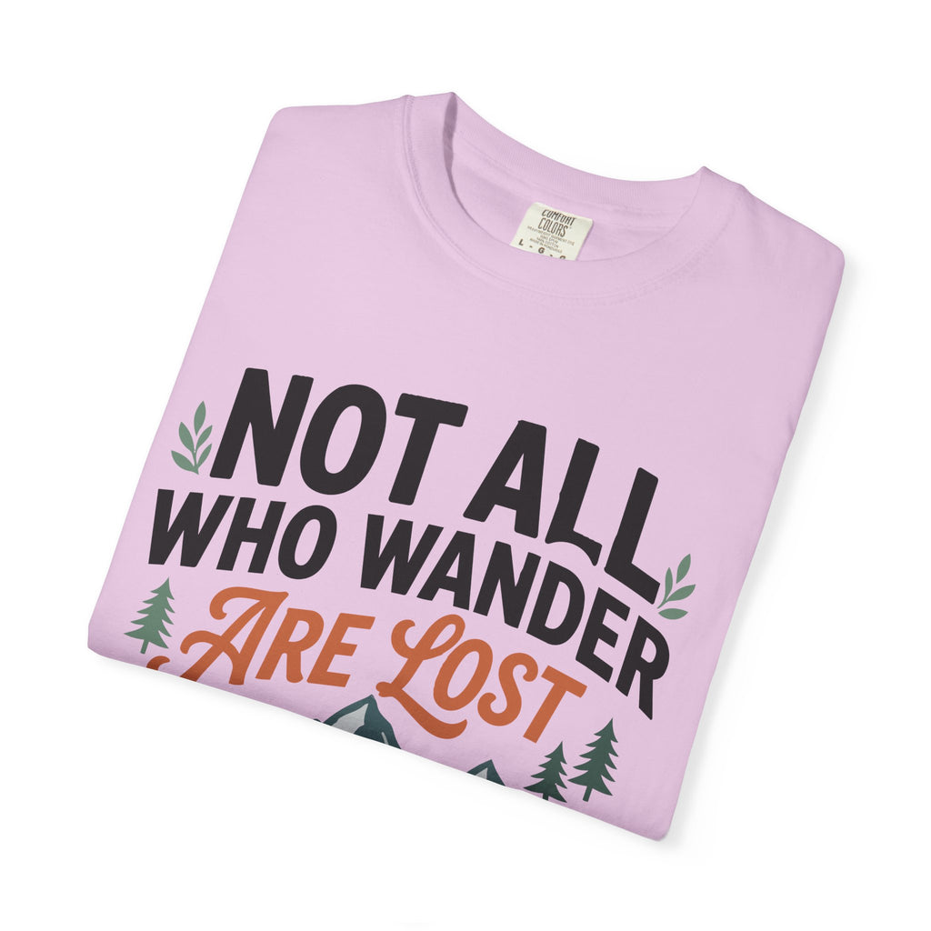 Not All Who Wander Are Lost Mountain T-Shirt — Ravens Summit Adventure Tee