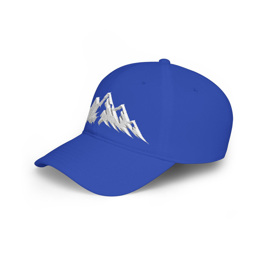 Mountain Graphic Baseball Cap — Low Profile Outdoor Hat Dark