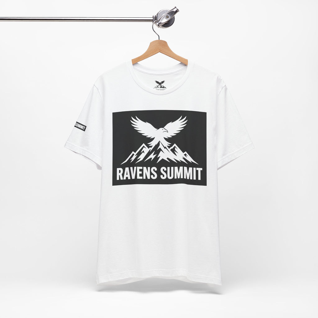 Ravens Summit T‑Shirt — Mountain Raven Graphic Tee Light
