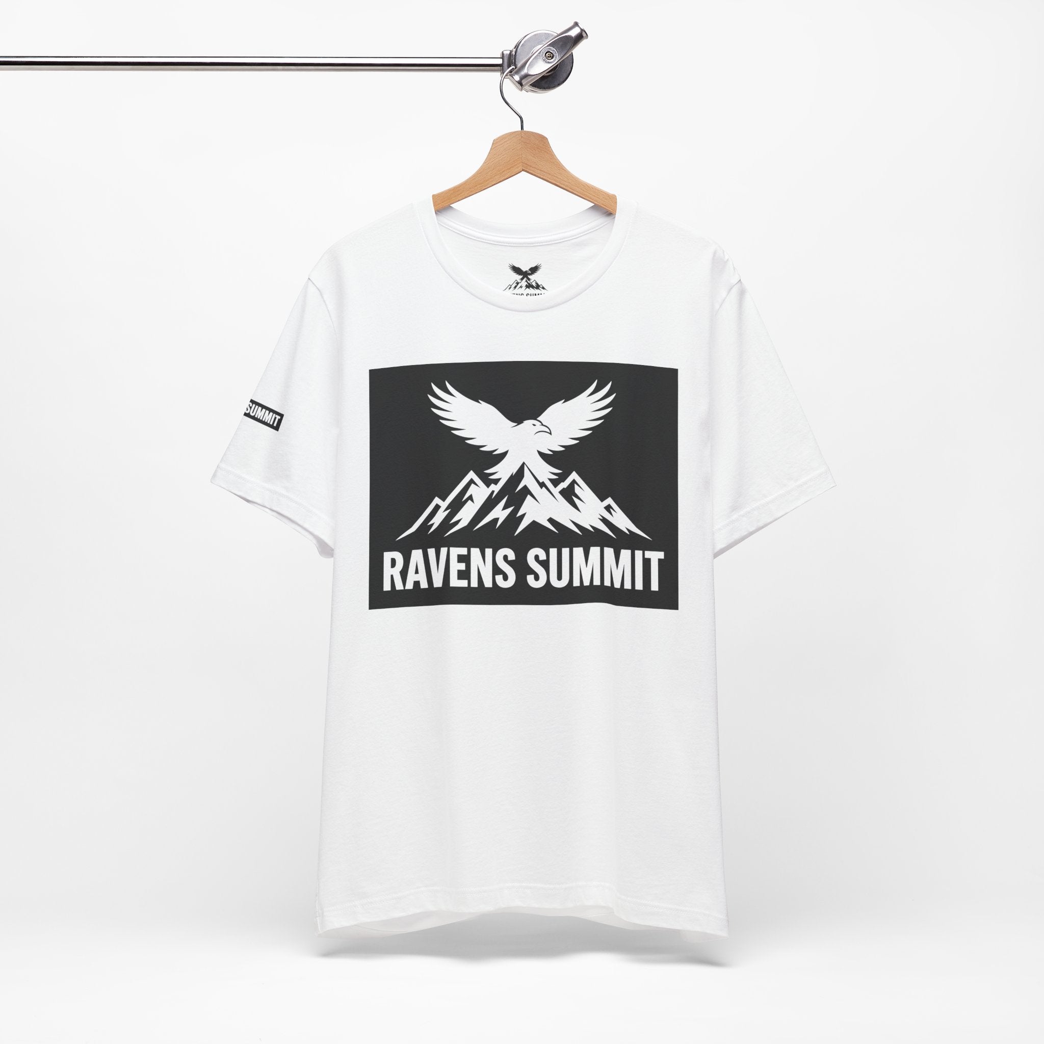 Ravens Summit T‑Shirt — Mountain Raven Graphic Tee Light