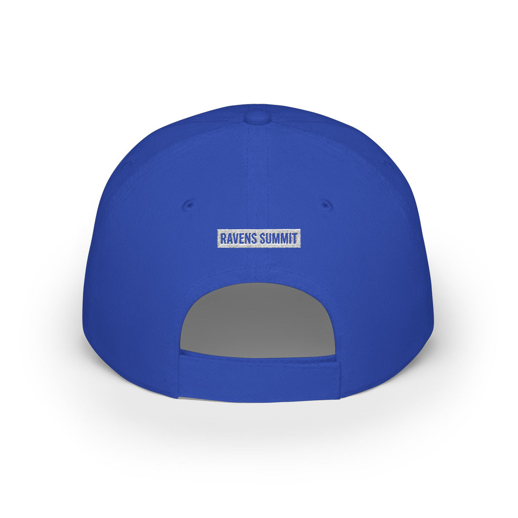 Mountain Graphic Baseball Cap — Low Profile Outdoor Hat Dark