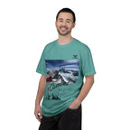 Mountain Climb Achievement Photo T-Shirt — "I Climbed Mount Everest" Adventure Tee