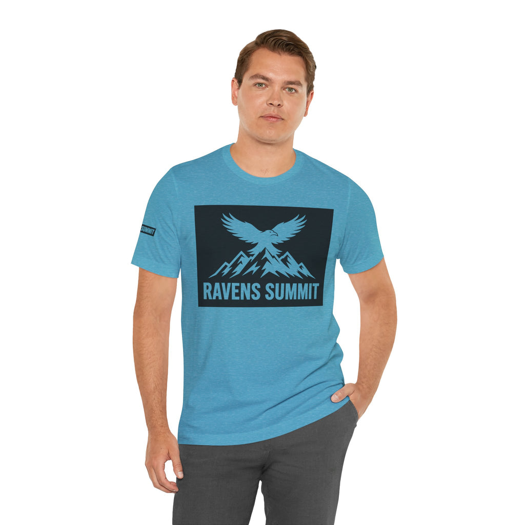 Ravens Summit T‑Shirt — Mountain Raven Graphic Tee Light