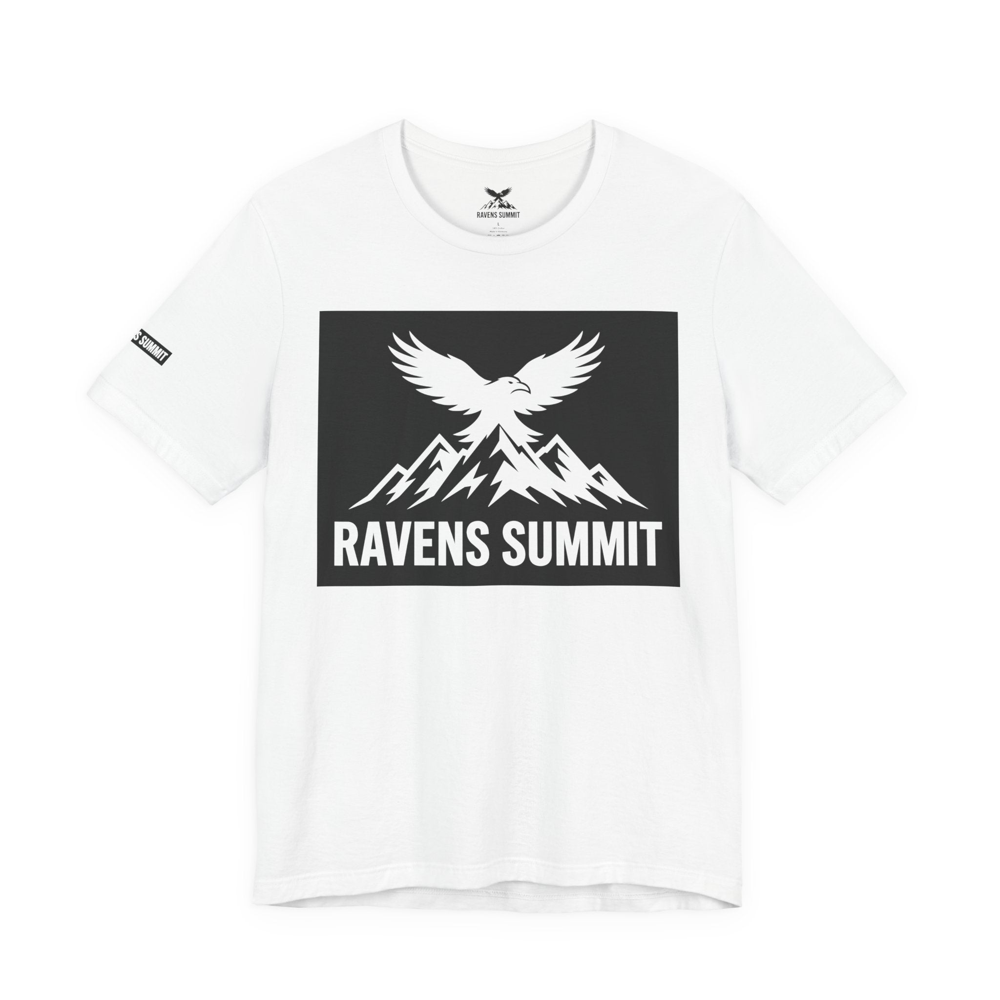 Ravens Summit T‑Shirt — Mountain Raven Graphic Tee Light