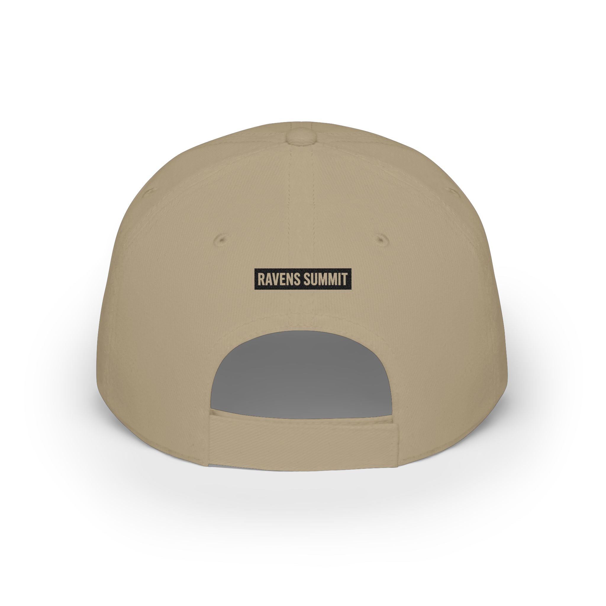 Mountain Outline Baseball Cap — Raven’s Summit Low-Profile Hat