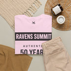 Customisable Ravens Summit 50 Years Tee — "Authentic 50 Years of Not Giving a Damn" Mountain Graphic T‑Shirt