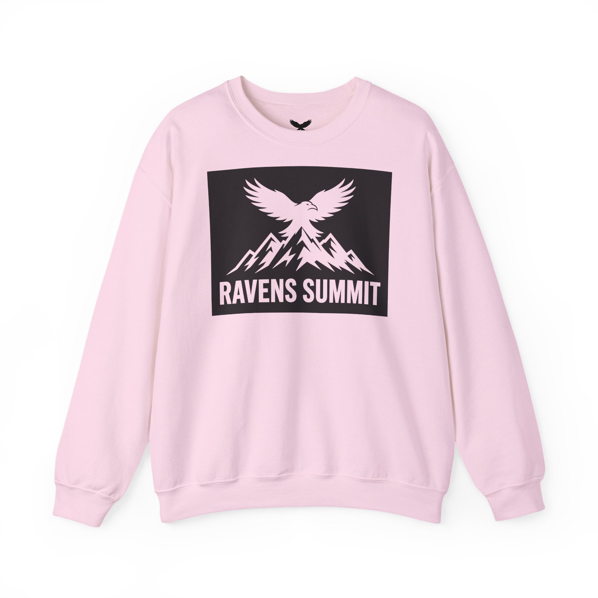 Ravens Summit Crewneck Sweatshirt — Mountain Raven Graphic Pullover