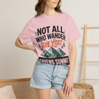 Not All Who Wander Are Lost Mountain T-Shirt — Ravens Summit Adventure Tee