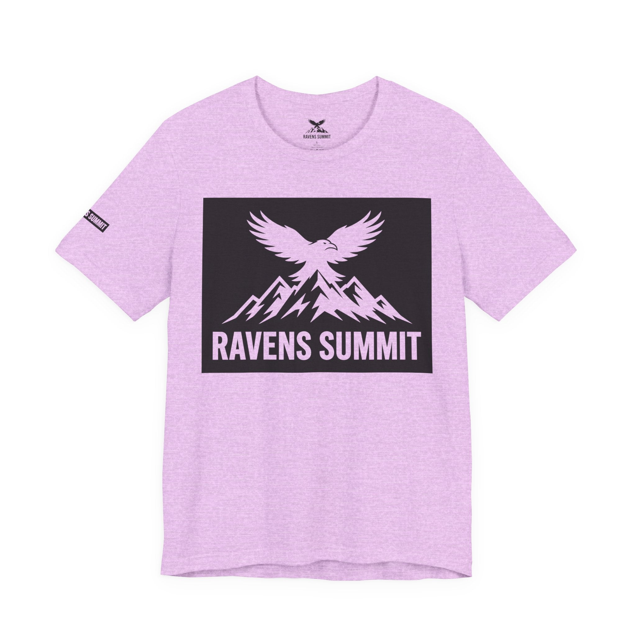 Ravens Summit T‑Shirt — Mountain Raven Graphic Tee Light