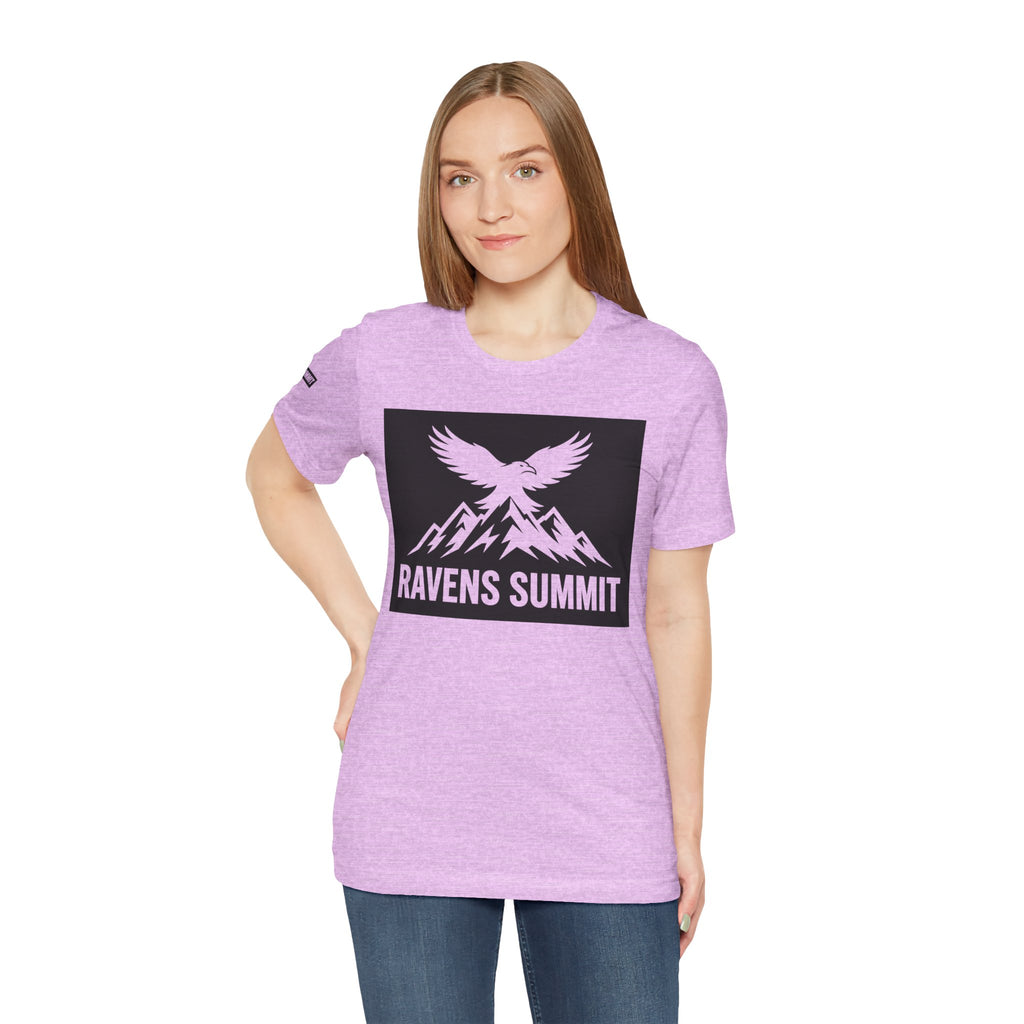 Ravens Summit T‑Shirt — Mountain Raven Graphic Tee Light